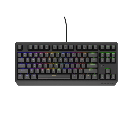 Genesis | THOR 230 TKL | Mechanical Gaming Keyboard | Wired | US | Linear | Black | RGB – image 1