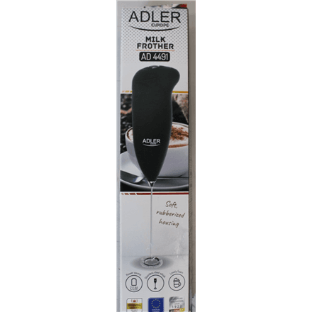 SALE OUT. Adler Milk Frother | AD 4491 | Milk frother | Black | DAMAGED PACKAGING – nuotrauka 1