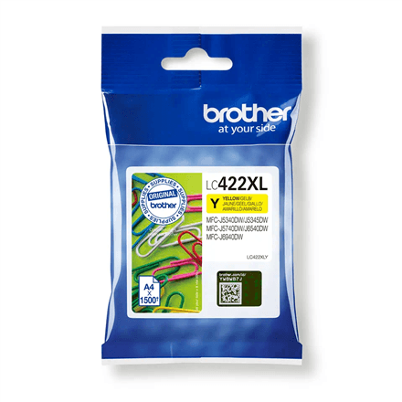 Brother LC422XLY | Ink Cartridge | Yellow – image 1
