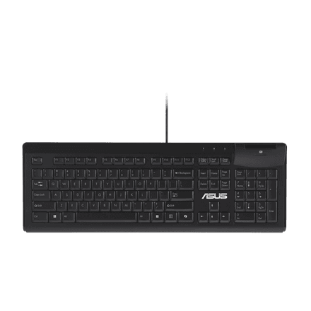 Asus KU100 | Smart Card Keyboard | Wired | US | Black – nuotrauka 1