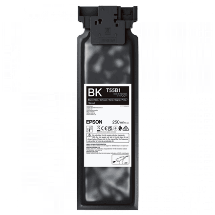 Epson UltraChrome DG2 T55B100 (250ml) | Ink Cartrige | Black – nuotrauka 1
