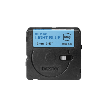 Brother BTAG-L33 | Blue on Light Blue | Btag – nuotrauka 1