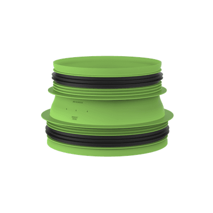 DUCO Connection Piece with Joint D180/D160 (M/M) – image 1