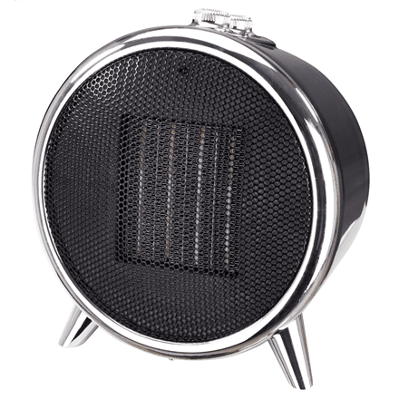 Adler | Fan Heater | AD 7742 | Ceramic | 1500 W | Number of power levels 2 | Black/Silver – nuotrauka 1
