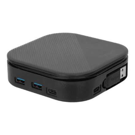 Targus Universal DisplayLink USB-C Dual Monitor Travel Docking Station, 80W – nuotrauka 1