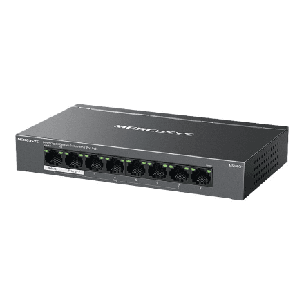 Mercusys 8-Port Gigabit Desktop Switch with 7-Port PoE+ | Mercusys – nuotrauka 1