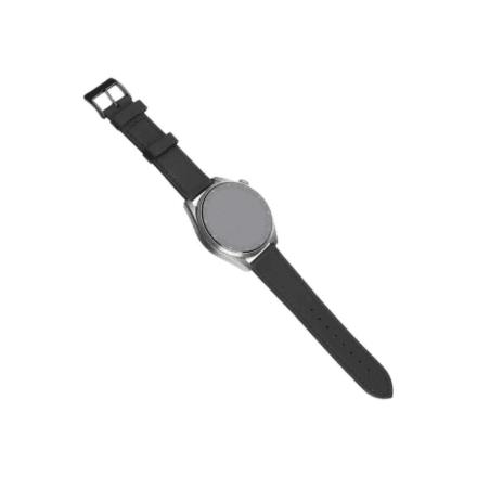 Fixed | Leather Strap with Quick Release 20mm for Smartwatch | Black – nuotrauka 1