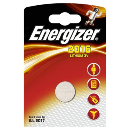 Energizer | CR2016 | Lithium | 1 pc(s) – nuotrauka 1