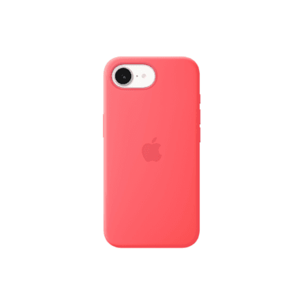 Apple iPhone 17e Silicone Case with MagSafe – Bright Guava | Apple – nuotrauka 1
