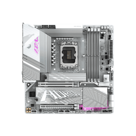 Gigabyte Z890M A ELITE WF7 ICE · Processor family Intel · Processor socket LGA1851 – nuotrauka 1