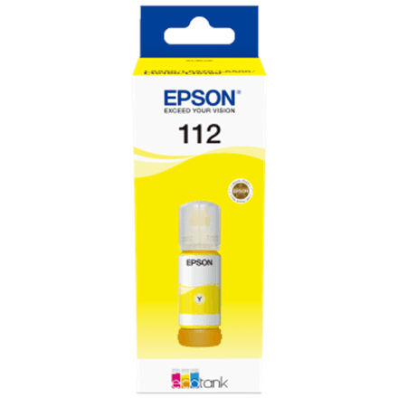 Epson 112 EcoTank Pigment | C13T06C44A | Ink Bottle | Yellow – nuotrauka 1