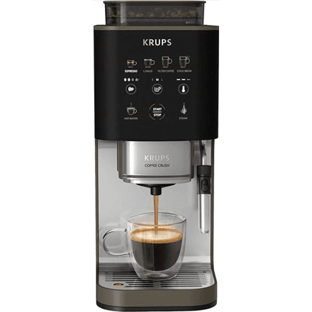 Krups Coffee Crush Experience Coffee maker SA403BE0, Black/Silver – image 1