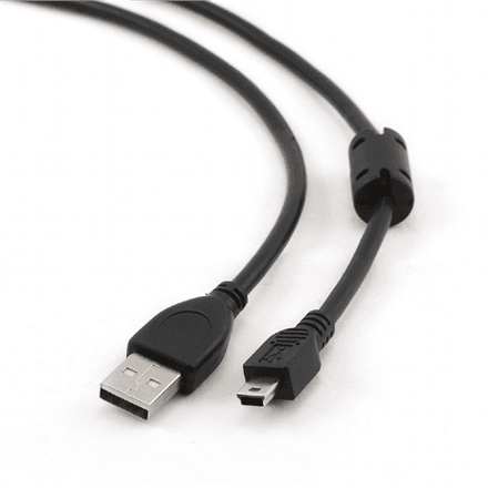 Cablexpert | Premium quality mini-USB cable CCF-USB2-AM5P-6 – nuotrauka 1