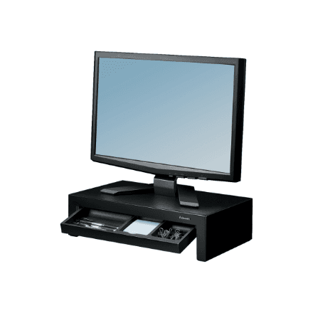 Fellowes | Designer Suites Monitor Riser | Height adjustment | Black – nuotrauka 1