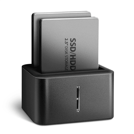 AXAGON | SuperSpeed USB DUAL 2.5" SSD/HDD MINI dock | ADSA-D25 – nuotrauka 1