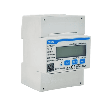 Chint Smart Power Meter Direct Measurement 3Ph+N Modbus 80A MID (Compatible with DEYE) – nuotrauka 1