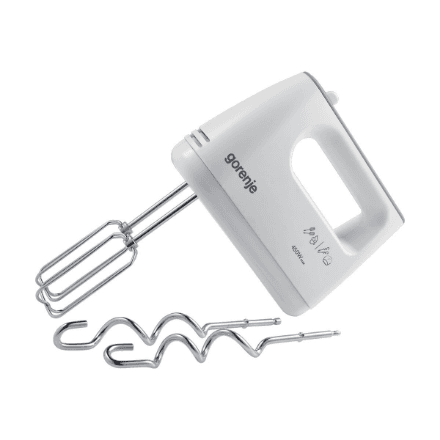 Gorenje | Mixer | M420CW | Hand Mixer | 450 W | Number of speeds 5 | Turbo mode | White – nuotrauka 1
