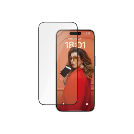 PanzerGlass | Screen protector | Apple | iPhone 15 Pro | Glass, Ceramic | Transparent | Ultra-Wide Fit w. EasyAligner