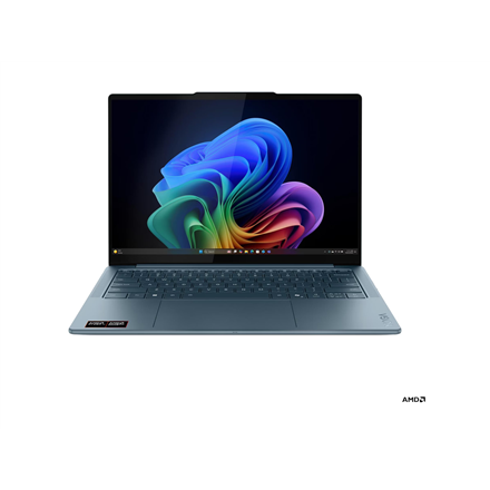 Lenovo- Yoga Slim 7 14AKP10 AMD | Tidal Teal | 14 " | OLED | WUXGA | 1920 x 1200 pixels | Glossy | AMD Ryzen AI 5 | 330 | 16 GB | Soldered LPDDR5X | Solid-state drive capacity 512 GB | AMD Radeon 820M Graphics | Windo...