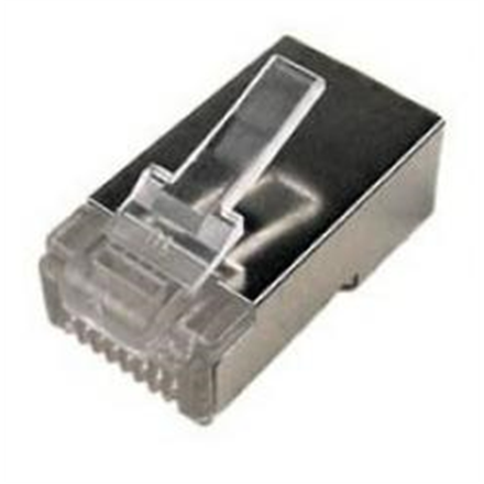 MP0003 | CAT5e Modular PlugSuitable for 8P8C Round CableConnector shieldedGold-plated contacts