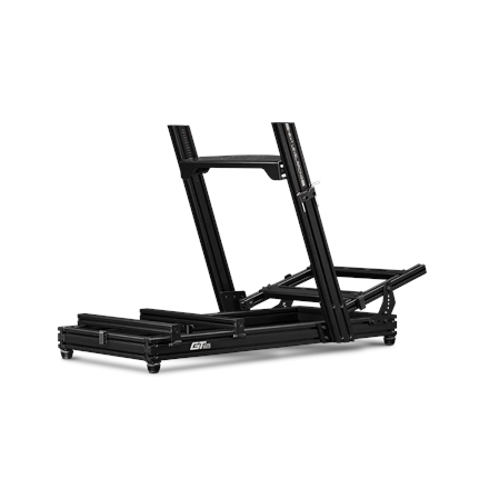 Next Level Racing GTElite Lite | Aluminium Simulator Cockpit, Wheel Plate Edition | Black