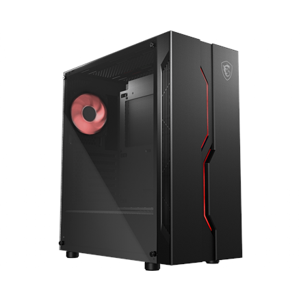 MSI MAG VAMPIRIC 010M PC Case, Midi-Tower, USB 3.2, Black | MSI | MAG VAMPIRIC 010M | ATX | Black