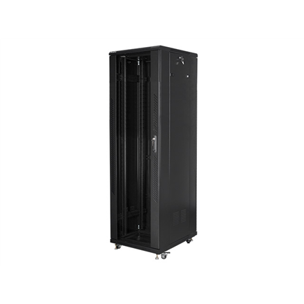 Lanberg | Rack cabinet 19" free-standing 42U/600x800 (flat pack) | FF01-6842-12B | Black