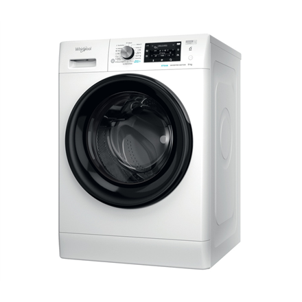 Whirlpool | Washing machine | FFD 9489 BV EE | Energy efficiency class A | Front loading | Washing capacity 9 kg | 1400 RPM | Depth 63 cm | Width 59.5 cm | LCD | Steam function | White