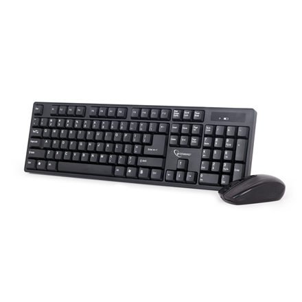 Gembird | Desktop Set | KBS-W-01_LT | Keyboard and Mouse Set | Wireless | Mouse included | US/LT | Black