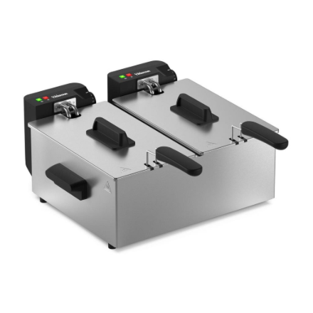 Tristar Double deep fryer | FR-9342 | Power 3600 W | Capacity 6 L | Silver