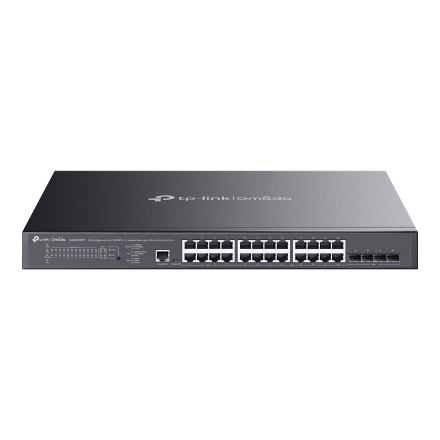 TP-LINK | Switch | SG3428XMPP Omada | Managed L2 | Rackmountable | Gigabit Ethernet (copper) ports quantity 24 | SFP+ ports quantity 4 | PoE+ ports quantity 16 & 8x PoE++