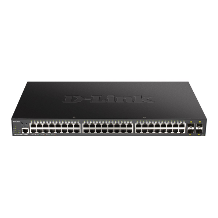 D-Link | 52-Port 10-Gigabit Smart Managed PoE Switch | DGS-1250-52XMP/E | Managed