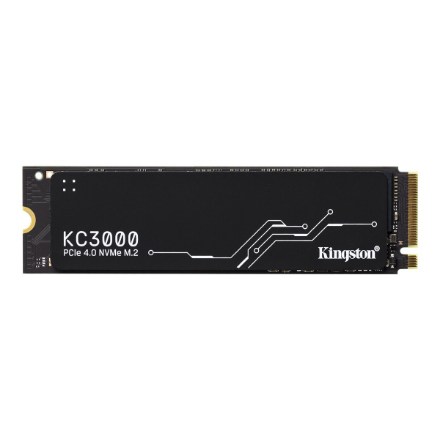 Kingston | SSD | KC3000 | 4096 GB | SSD form factor M.2 2280 | Solid-state drive interface PCIe NVMe Gen 4.0 x 4 | Read speed 7000 MB/s | Write speed 7000 MB/s