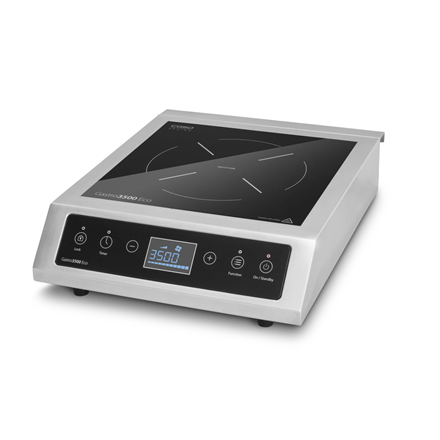 Caso | Hob | Gastro 3500 Eco | Number of burners/cooking zones 1 | Touch | Induction | Black/Stainless Steel