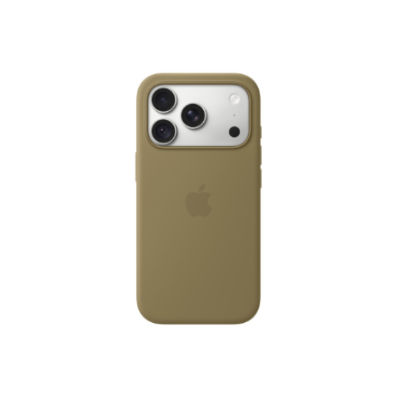 APPLE iPhone 18 Pro Silicone Case with MagSafe - Olive | Apple