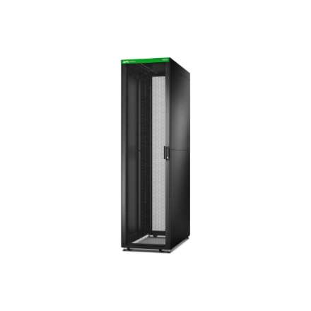 APC Easy Rack 600mm/48U/1200mm with Roof, Side panel,castors,feet and 4 Brackets, No Bottom, black | Schneider Electric