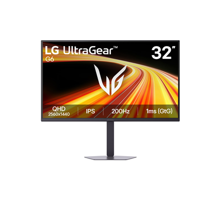 LG 32G620B-B UltraGear | 32 " | IPS | QHD | 16:9 | 200 Hz | 1 ms | 2560 x 1440 pixels | 300 cd/m² | HDMI ports quantity 2