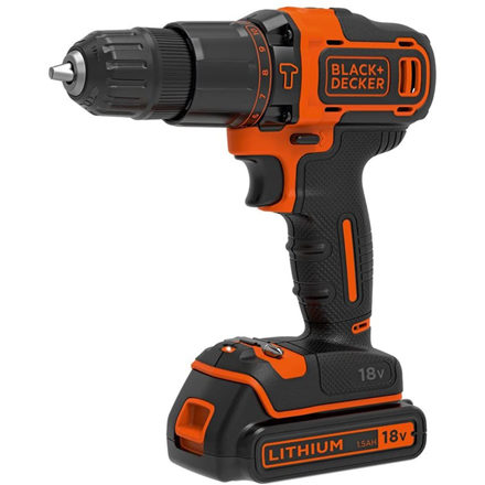 BLACK & DECKER Impact driver-drill | BDCHD18-QW | 18 V | 1.5 Ah | Li-Ion