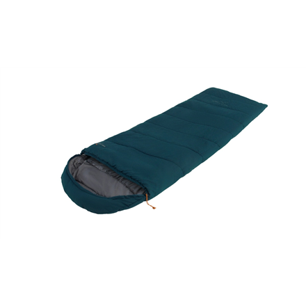 Easy Camp Raven I Square 2°C | Sleeping Bag | 220 x 80 cm | Temperature -12 to 7 °C | Two-way open-end, L-shaped, autolock