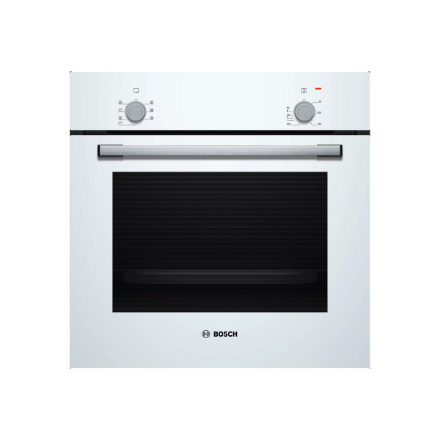 Bosch Oven | HBF010BV1S | 66 L | Electric | Manual | Control knob | Height 59.5 cm | Width 59.4 cm | White