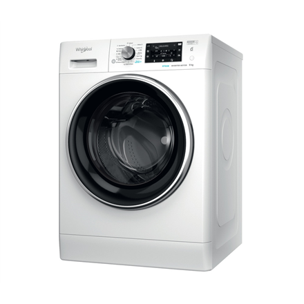 Whirlpool | Washing machine | FFD 9489 BCV EE | Energy efficiency class A | Front loading | Washing capacity 9 kg | 1400 RPM | Depth 63 cm | Width 60 cm | Display | LCD | Steam function | White