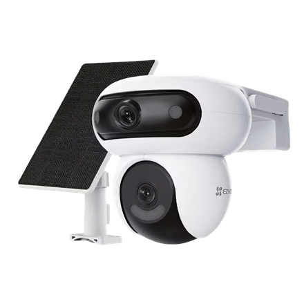 EZVIZ Battery-Powered Dual Camera Kit with Solar Panel | CS-HB90/SP | 4+4 MP | 2.8mm/6mm | IP65 | H.264/H.265 | Micro SD, Max. 512 GB