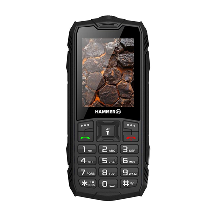SALE OUT. Hammer ROCK LTE | Black | 2.4 " | IPS | 48 MB | 128 MB | Dual SIM | Main camera resolution 2 MP | 3000 mAh | USED, REFURBISHED, WITHOUT ACCESSORIES