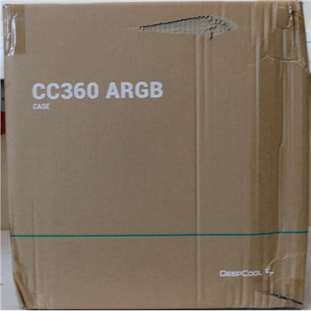 SALE OUT. | Deepcool Micro-ATX CASE | CC360 | Mini-ITX / Micro-ATX | ATX PS2 (maximum length: 160mm) | Black | DAMAGED PACKAGING