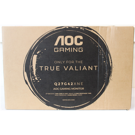 SALE OUT. AOC Gaming Q27G42XNE 27", 2560x1440/1ms/300cd/m², HDMI, DisplayPort, Headphone Out | SALE OUT. | AOC Q27G42XNE | 27 " | VA | QHD | 16:9 | 180 Hz | 1 ms | 2560 x 1440 pixels | 300 cd/m² | HDMI ports quantity...