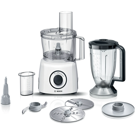 Bosch Food Processor | MCM3230W MultiTalent 3 | 800 W | Number of speeds 2 | Bowl capacity 2.3 L | White