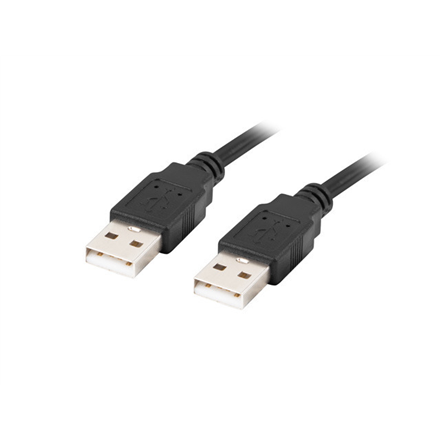 Lanberg | Cable USB-A 2.0 | CA-USBA-20CU-0018-BK | USB Type-A to USB Type-A