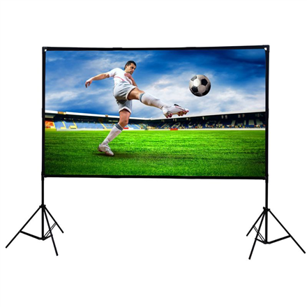 Extralink | Foldable Projection Screen, 186 x 105 cm | Diagonal 84 " | White