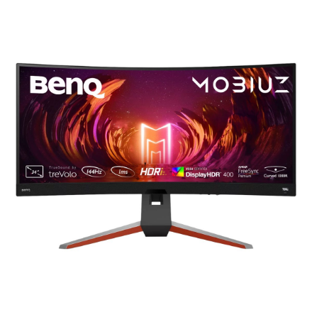 Benq | Curved Monitor | EX3410R | 34 " | VA | WQHD | 21:9 | 144 Hz | 2 ms | 3440 x 1440 | 400 cd/m² | HDMI ports quantity 2 | Warranty 36 month(s)