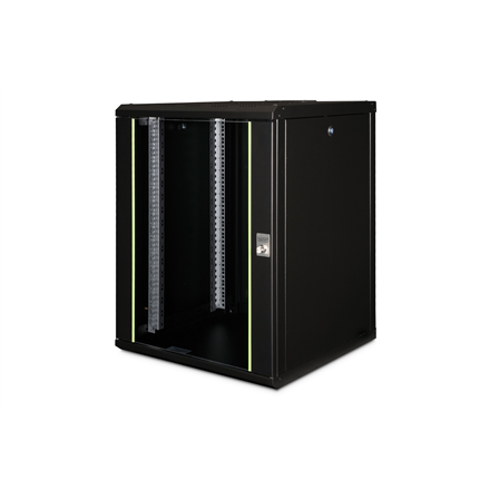 Digitus Wall Mounting Cabinet Unique Series | DN-19 16U-6/6-SW | 82 x 60 x 60 cm | Black
